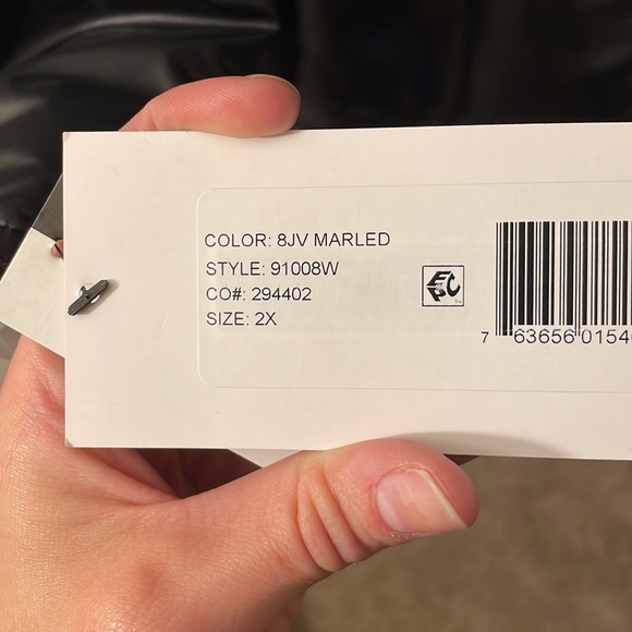 NWT VIA SPIGA reversible winter coat sz.2x - Picture 14 of 14